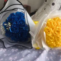 گل روبانی|گل مصنوعی|شیراز, سهل‌آباد|دیوار