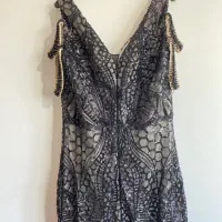 پیراهن مجلسی زنانه تمام کارشده شیک|لباس|شبستر, |دیوار