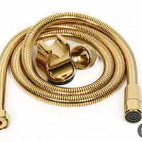 شلنگ توالت طلایی براق شودر