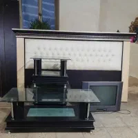 میز عسلی،تلویزیون،تخت خواب