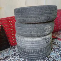 چهار حلقه لاستیک پراید با رینگ سالم باد هم داره|قطعات یدکی و لوازم جانبی|ماهدشت, |دیوار