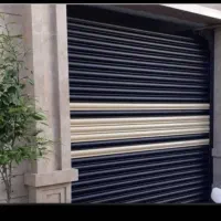 درب کرکره برقی و شیشه سکوریت