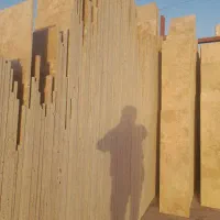 سنگ کرم روشن تراورتن 40 طولی نما