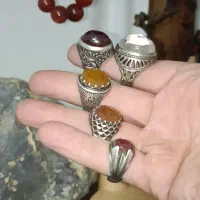 ۵ عدد انگشتر نقره