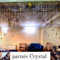 پرده کریستالی (طرح فرشته)