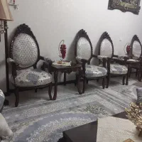 یک سرویس مبل سلطنتی ۹نفره نو|مبلمان خانگی و میز عسلی|اندیشه, اندیشه فاز ۱|دیوار