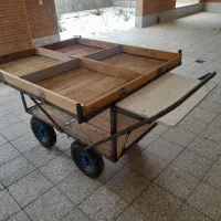 گاری ۴چرخ ،با چرخهای فرغونی