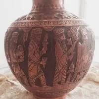 گلدان عتیقه مسی