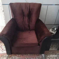 مبل هفت نفره قهوه ای