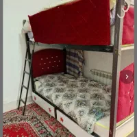 تختخواب دوطبقه|تخت و سرویس خواب|پیشوا, |دیوار