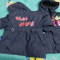 دوتا کاپشن دخترونه نوی نو دونه ای 500 مقطوع|کفش و لباس بچه|خرمشهر, |دیوار