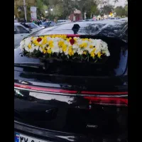 تزئین ماشین عروس درب منزل|خدمات پذیرایی، مراسم|قوچان, |دیوار