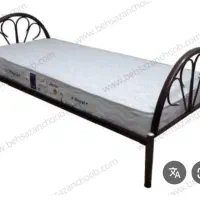 فروش تخت فلزی یک نفره و استند گل