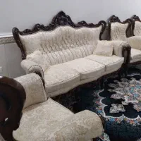 مبل سلطنتی ۷نفره تمام چوب گردو