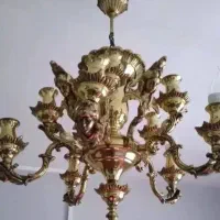 خریداروفروش لوستر برنجی واینه شمدان برنجی