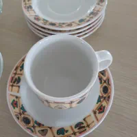 ۵عددفنجان نلبکی و۶عددنلبکی فرانسه