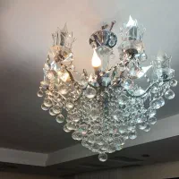 سه عدد لوستر ست کریستال