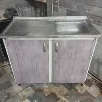 سینک و کابینت فلزی|آب‌چکان و نظم‌دهنده ظروف|ورامین, ورامین|دیوار