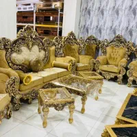 مبل افسون کلاسیک 9نفره زرکالا ،کارخاانه یاسوج16|مبلمان خانگی و میز عسلی|یاسوج, |دیوار