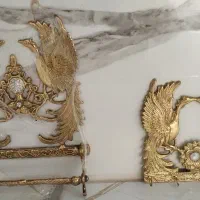 جا حوله ای و جاکلیدی نو استفاده نشده جنس برنج