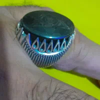 انگشتر نقره حدید سینی  اصل