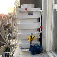 نصب پمپ آب و مخزن رفع افت فشار تضمینی