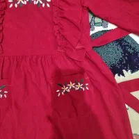 لباس قرمز یلدای سایز۱۰