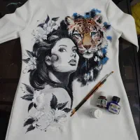 آموزش نقاشی روی پارچه و چرم