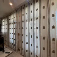 پرده حریر کتان جنس مرغوب