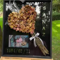 جاودان کردن قاب گل طبیعی