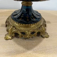 کریستال پایه برنز گلدکیش|ظروف سرو و پذیرایی|تهران, آبشار|دیوار