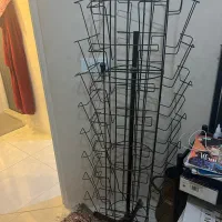 فروش استند وقفسه گردان کتاب ۹طبقه|کتابخانه، شلف، قفسه‌های دیواری|گرگان, |دیوار