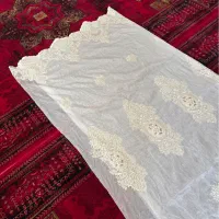 پرده حریر ضخیم و کرپ طرح دار