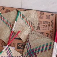 انواع بادبزن حصیری و پلاستیکی|صنایع دستی و سایر لوازم تزئینی|اصفهان, ارغوانیه|دیوار