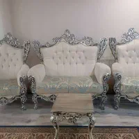 مبل استیل شیک و تمیز|مبلمان خانگی و میز عسلی|محمدشهر, همایون ویلا|دیوار