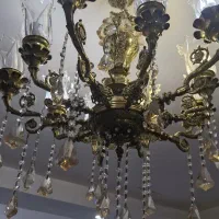 لوستر برنز|لوستر و چراغ آویز|آبیک, |دیوار