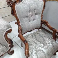 مبل کلاسیک9نفری(طرح طاووس)تمامچوب راش مبلمان میلاد|مبلمان خانگی و میز عسلی|تبریز, |دیوار
