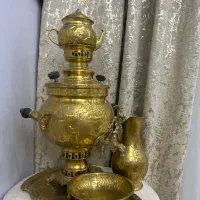 سماور ذغالی برنجی