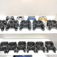 دسته اصلی ps4 و پایه شارژ|کنسول، بازی ویدئویی و آنلاین|گرگان, |دیوار