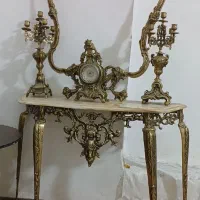 آینه شمعدان برنزی|کلکسیون اشیاء عتیقه|خمین, |دیوار