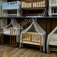 گهواره سنتی سیسمونی نوزاد تخت کنار مادر ننو مدلg