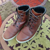 نیم بوت چرم ایتالیایی