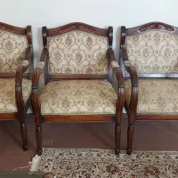 مبل ۷ نفره چوب محکم ویک تیکه|مبلمان خانگی و میز عسلی|تهران, حشمتیه|دیوار
