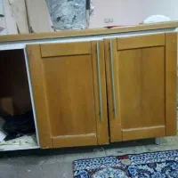 کابینت تمام چوب سه درب سالم