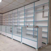 قفسه دکورلوازم آرایشی بوتیک عطاری ویترین پیشخوان|فروشگاه و مغازه|تهران, جمهوری|دیوار