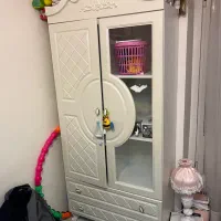 تخت خواب و کمد بچه با یک گهواره موزیکال نوزاد|تخت و صندلی بچه|کرج, فاز ۴ مهرشهر|دیوار