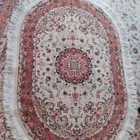 فرش ماشینی بیضی
