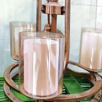 لوستر سه شاخه استیل