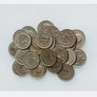 110 سکه ...|کلکسیون سکه، تمبر، اسکناس|بابل, |دیوار