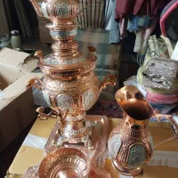 یک سرویس سماورمسی نو نو|کلکسیون اشیاء عتیقه|تهران, امام زاده عبدالله|دیوار